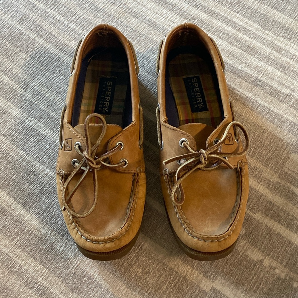 Leather Sperrys